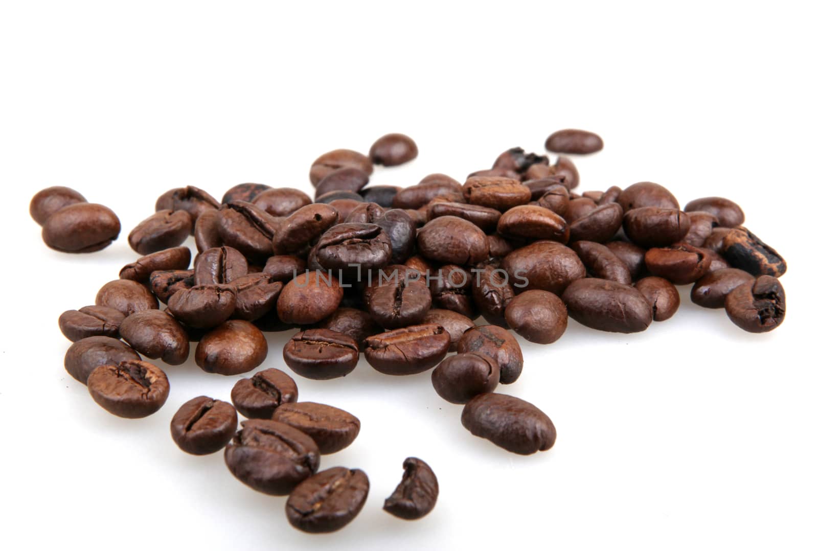 Coffee Beans isolated on white by nenov