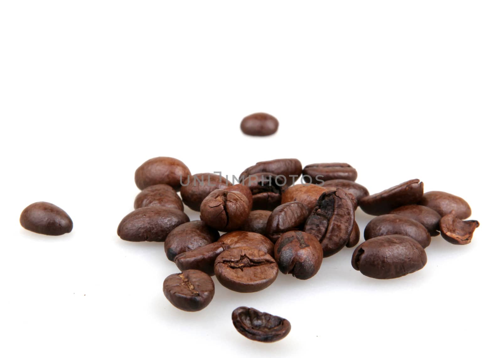 Coffee Beans isolated on white by nenov