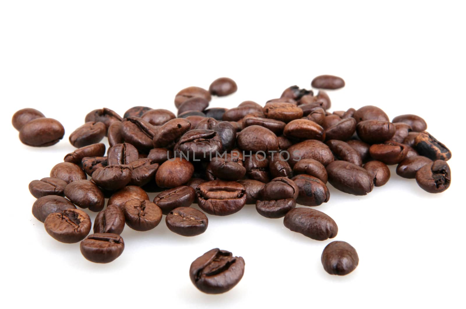 Coffee Beans isolated on white by nenov