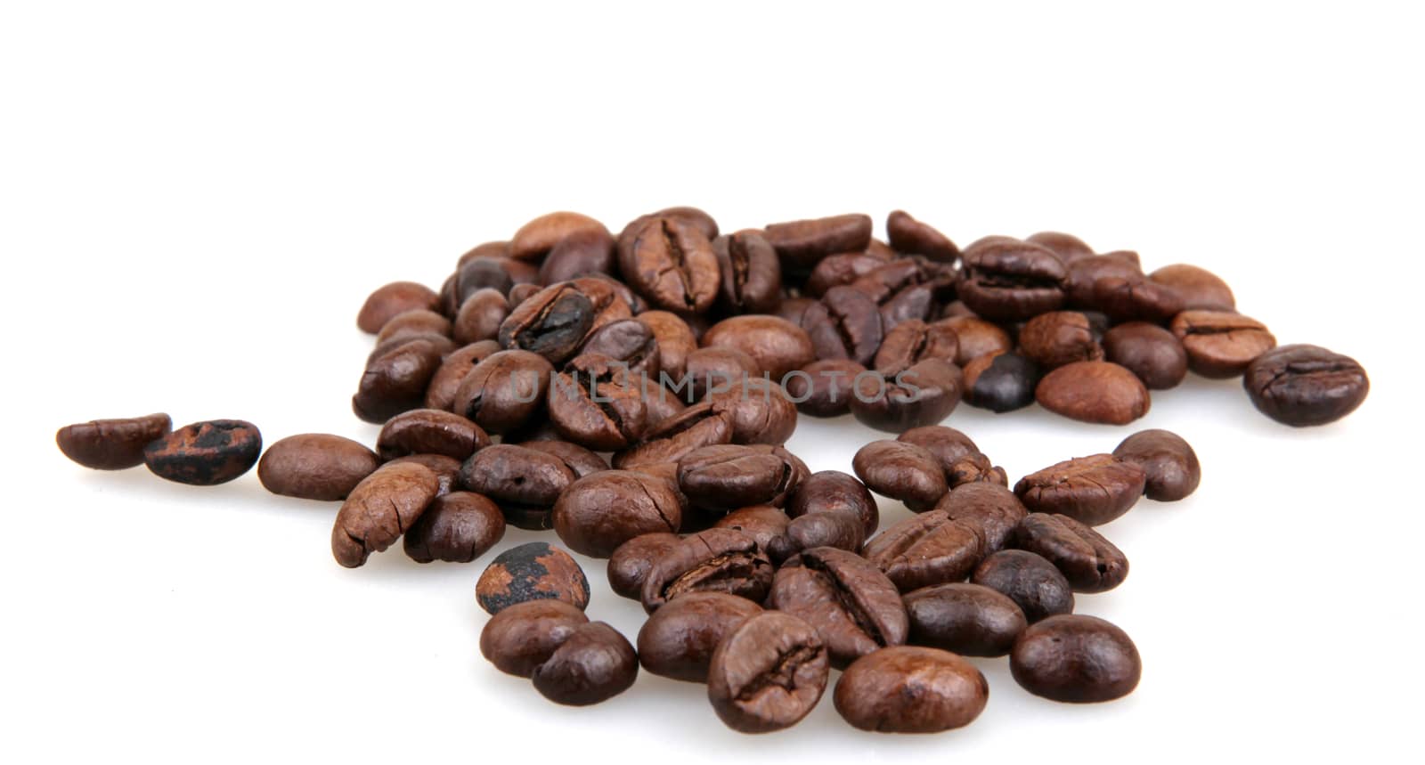 Coffee Beans isolated on white by nenov