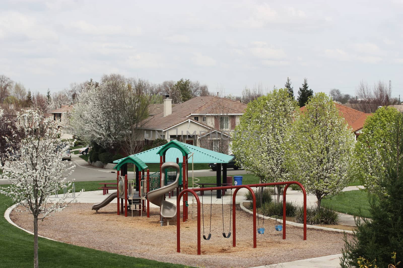 Small Neighborhood Playground in residential community