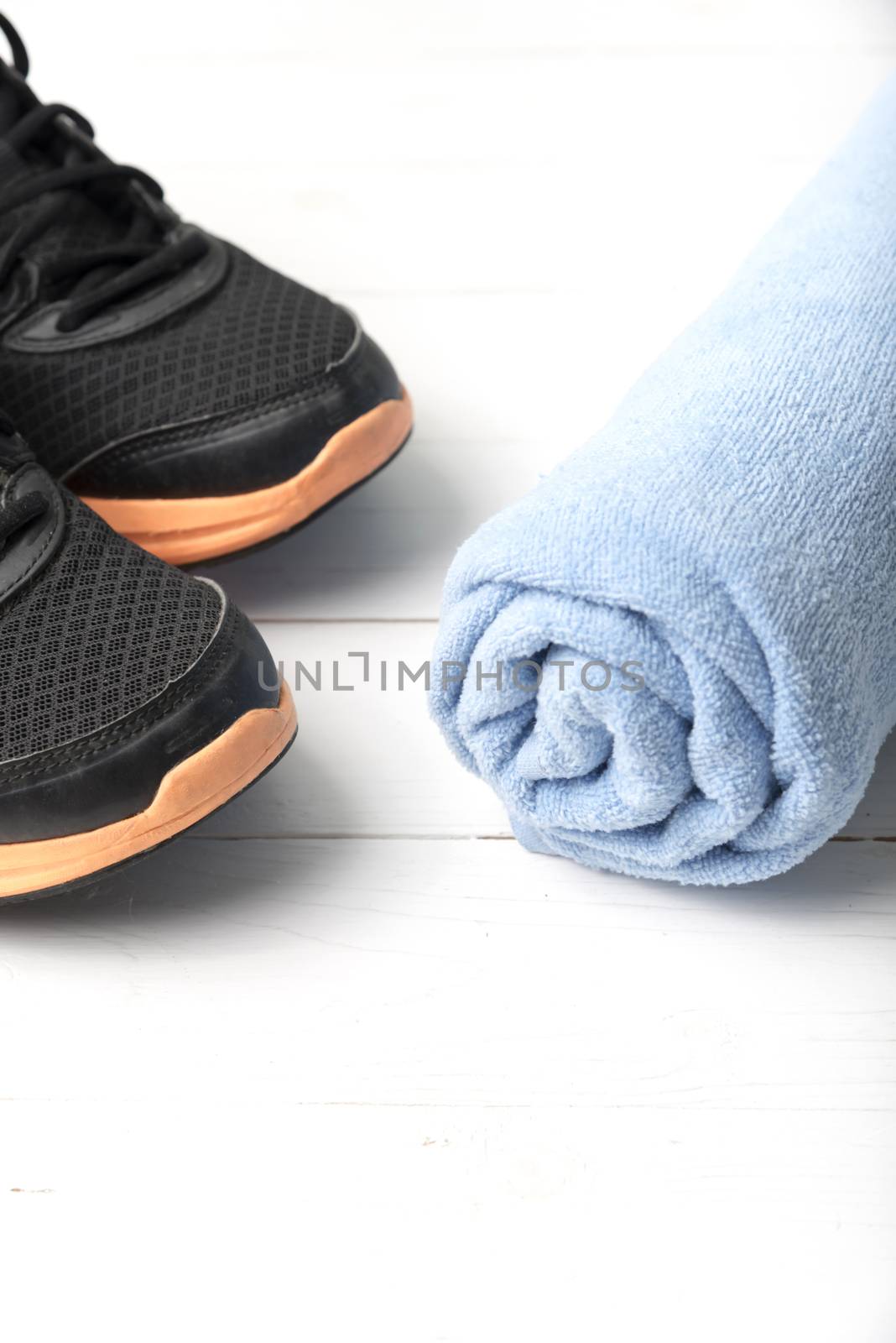 running shoes and towel by ammza12