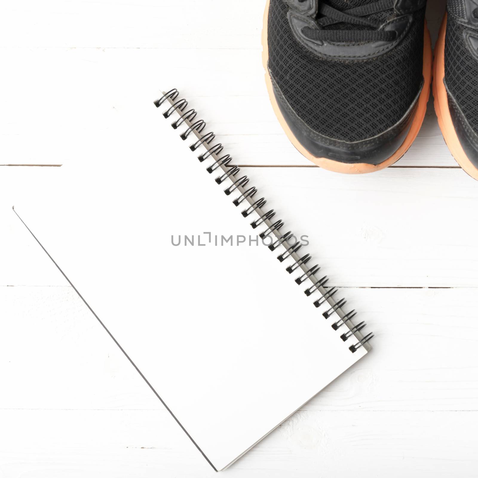 running shoes and notepad by ammza12