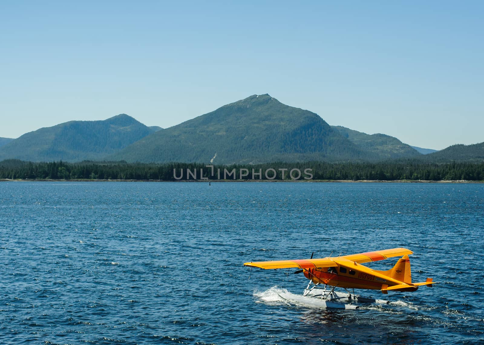 Water plane in Alaska