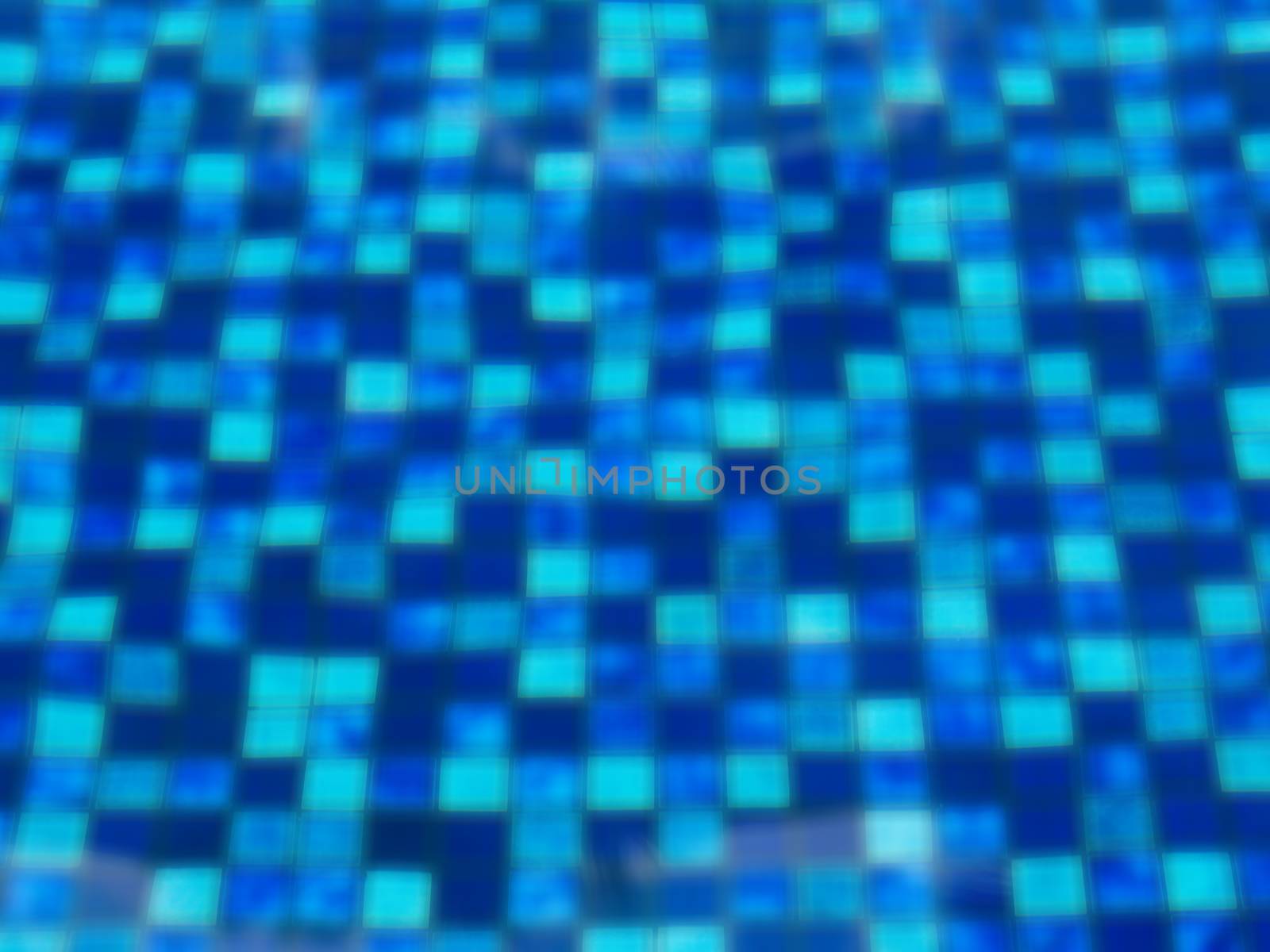 blurry image  of blue tiles , use for background
