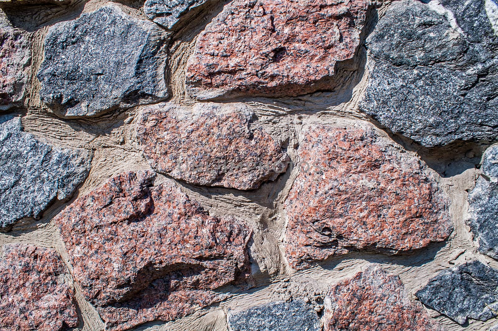 Stone background and wall from a natural stone