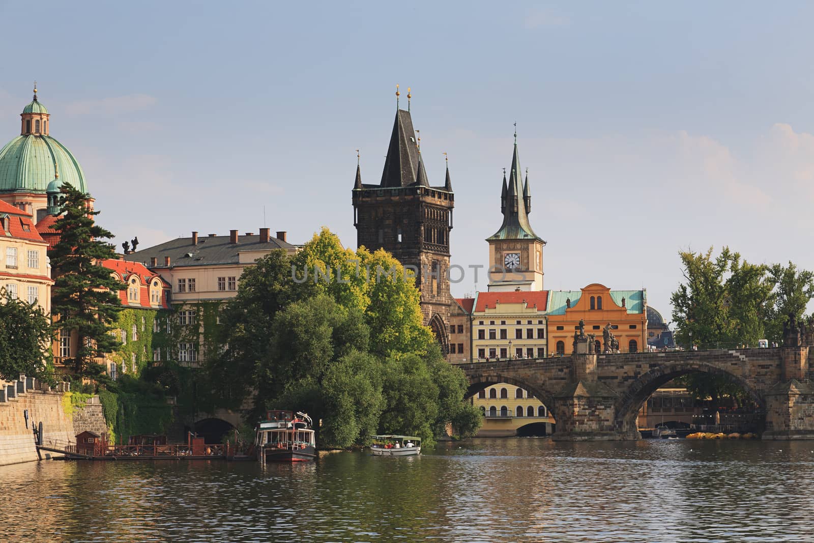 Charles bridge in Prague  Czech republic