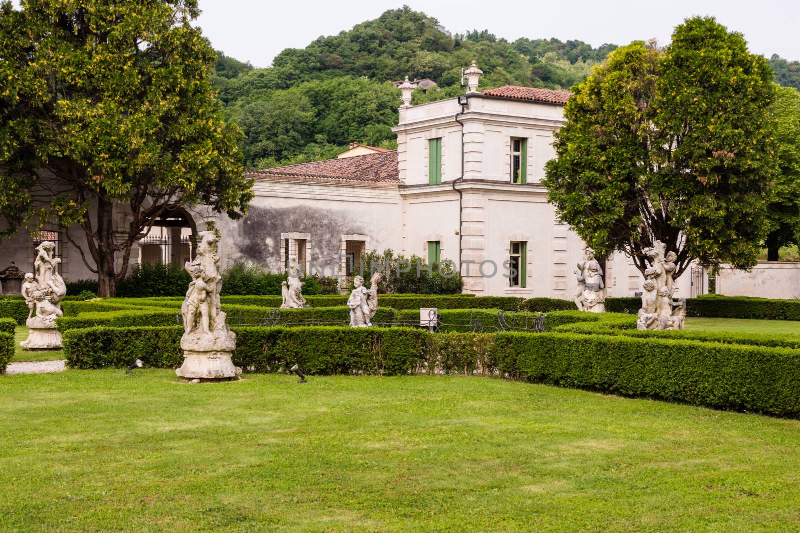 Montecchio Maggiore(Vicenza, Veneto, Italy) - Park of Villa Cordellina Lombardi, built in 18th century