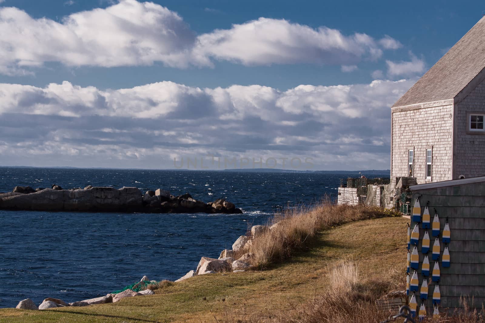 Scenery on the beautiful,rugged Nova Scotia atlantic ocean coast