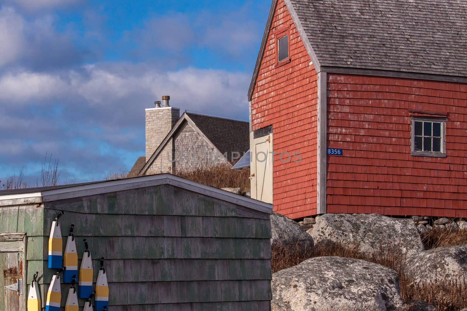 Nova Scotia coastal scenery in the Peggys Cove area by Ralli