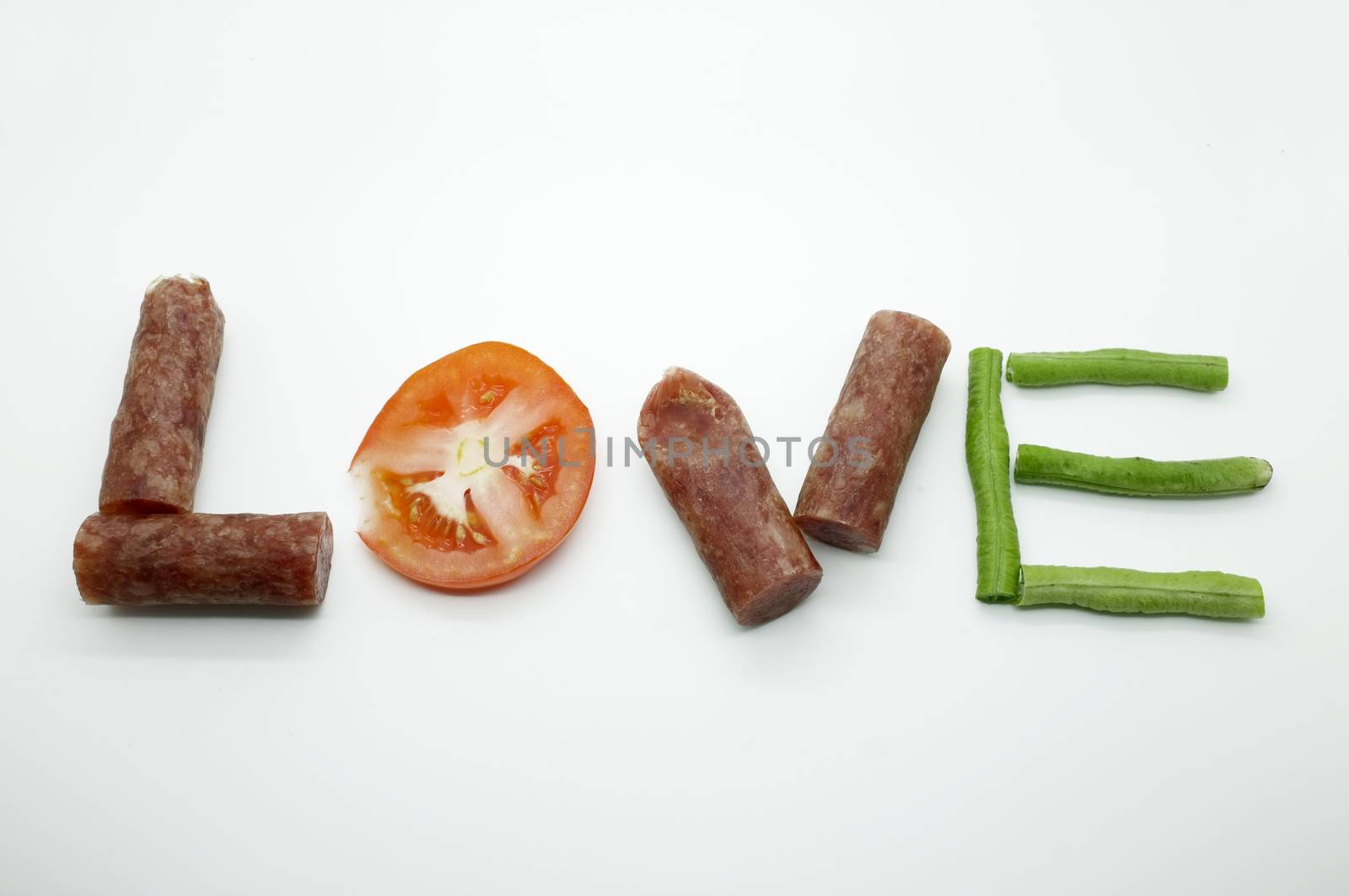 Food message love by Hepjam