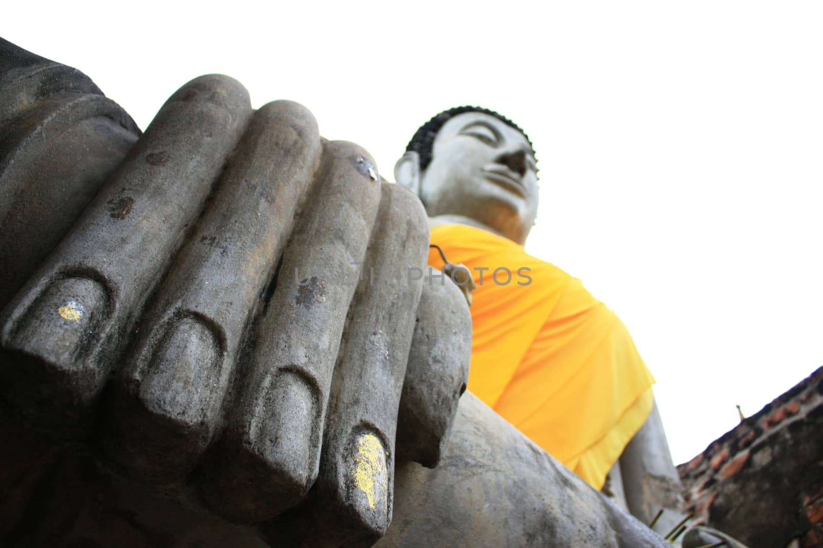 big Buddha in up-risen position