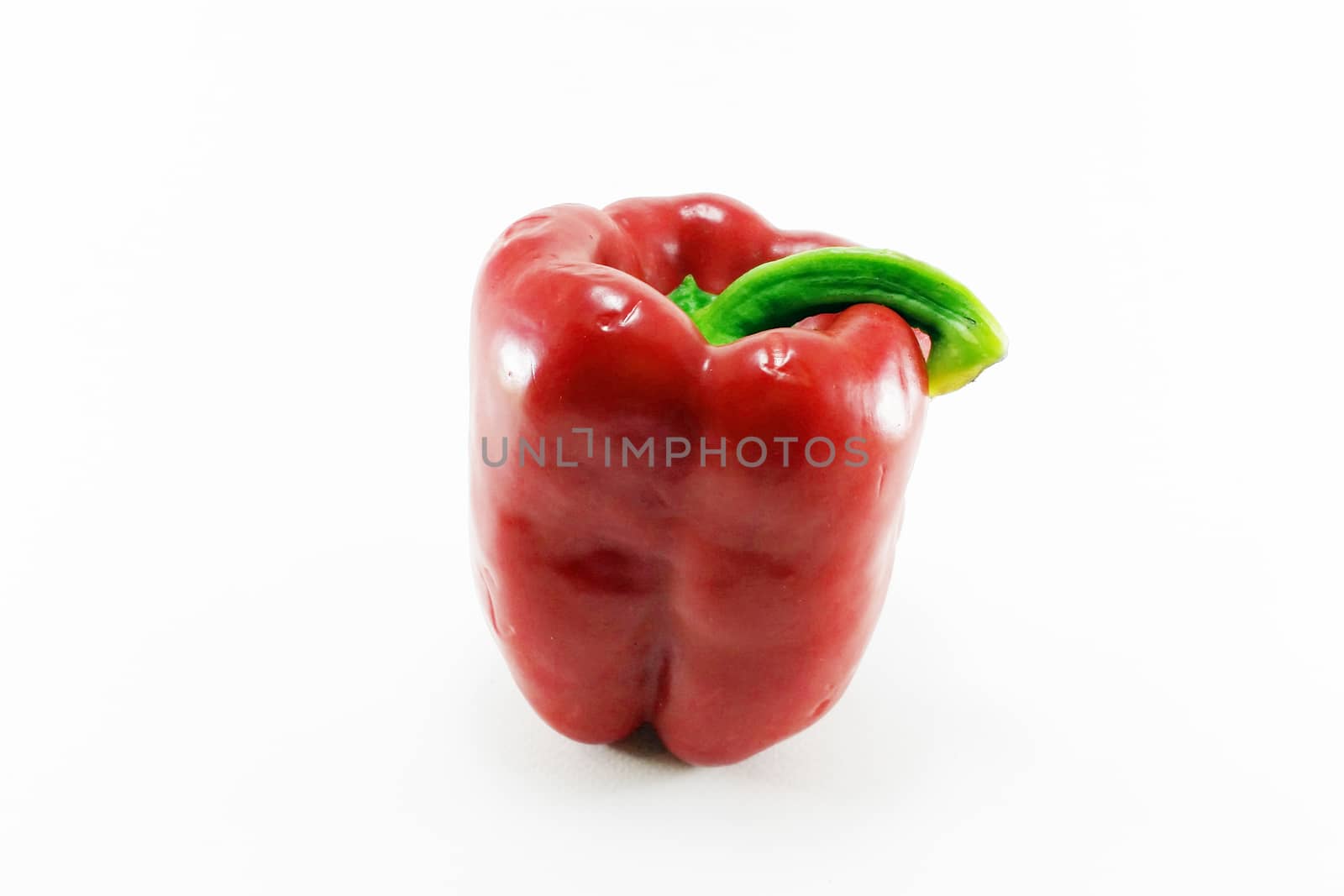 red hot chili pepper isolated on white background