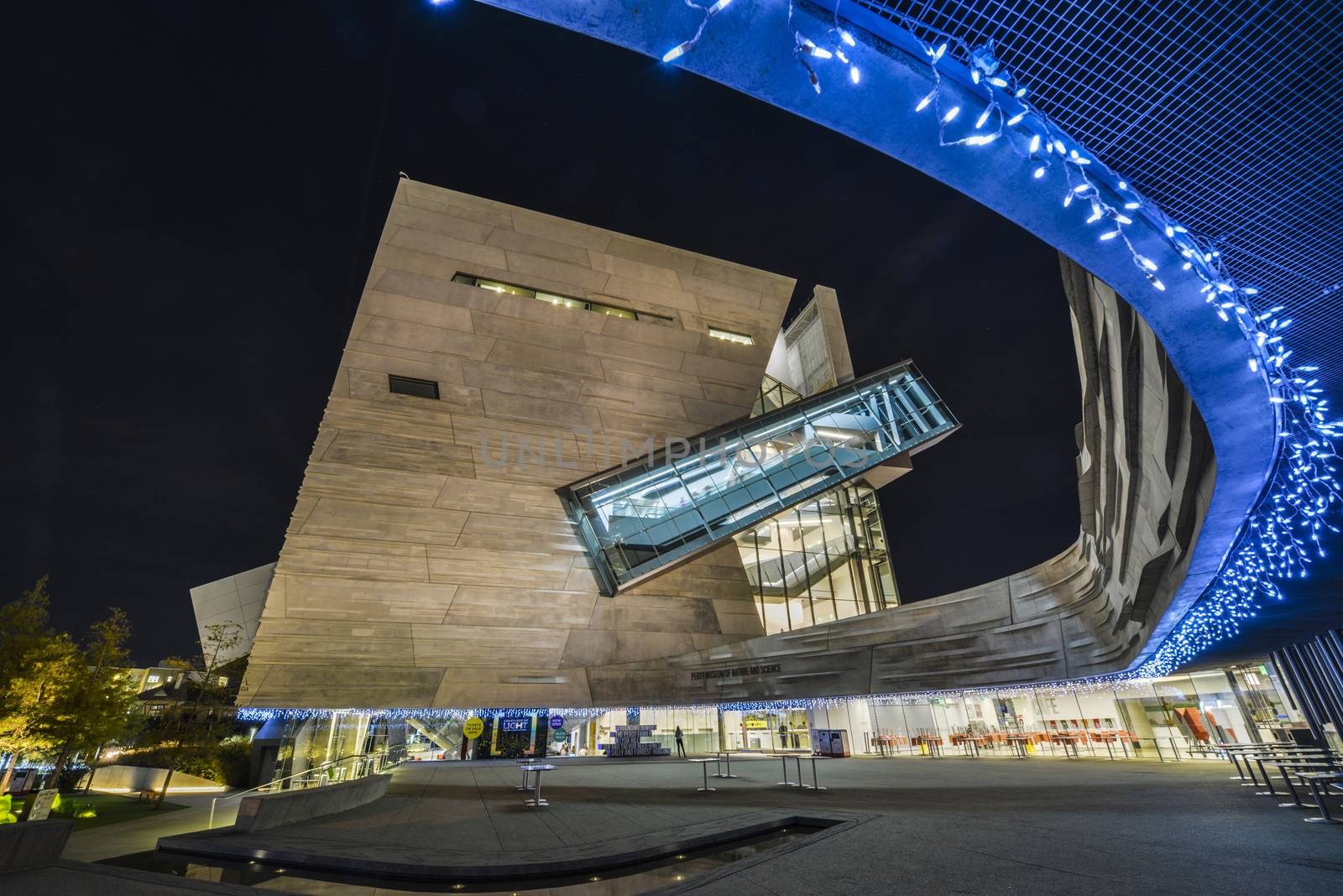 HDR image of the Perot Museum in downtown Dallas, Tx