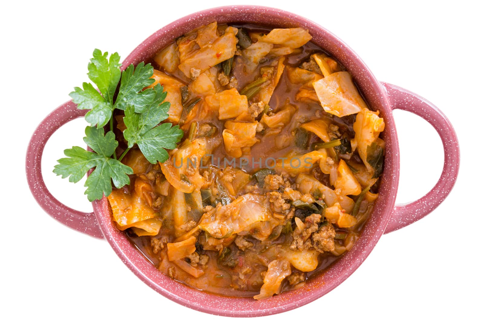 Nutritional cabbage soup with ground beef by coskun