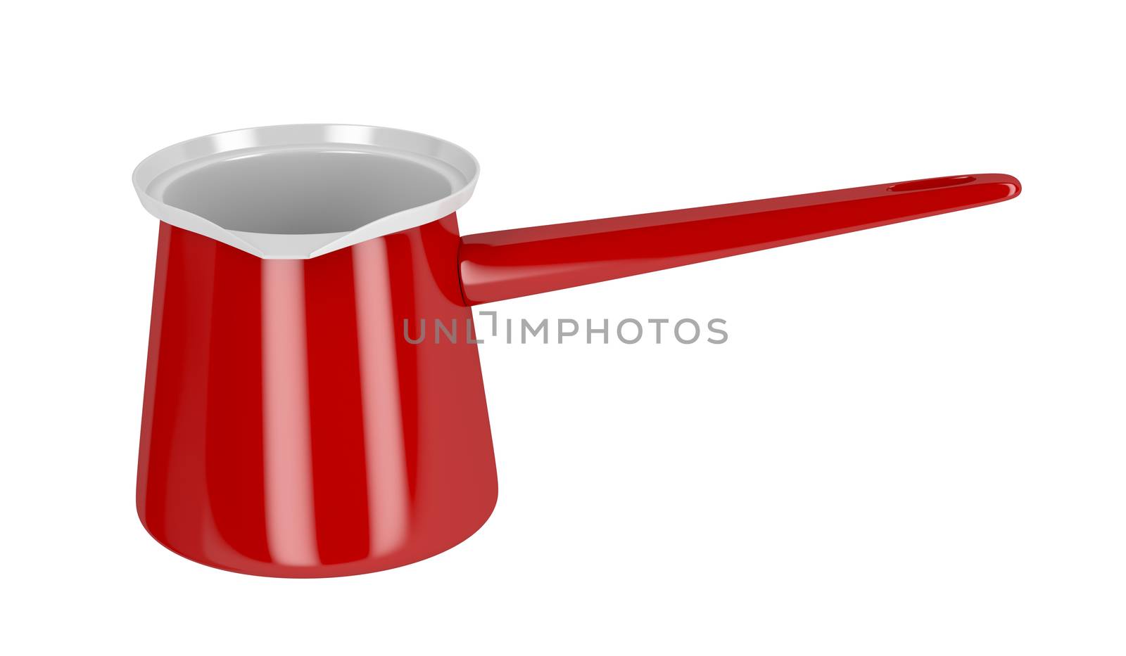 Coffee pot isolated on white background 