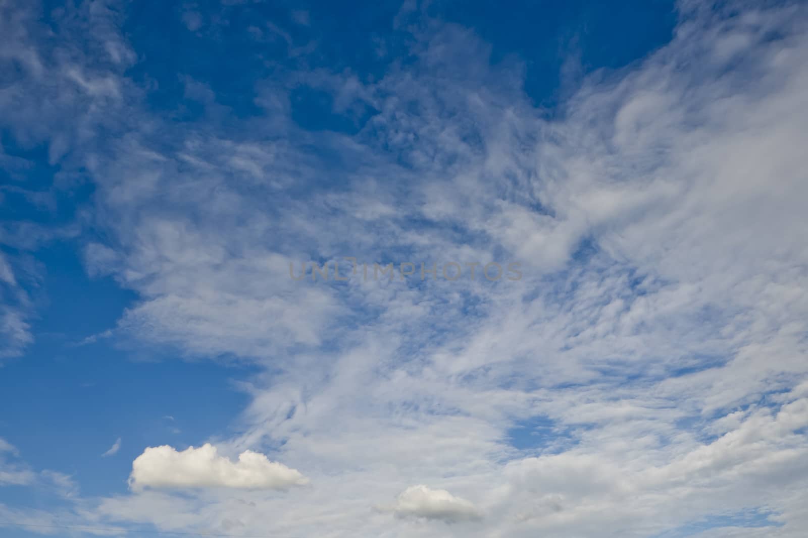 blue sky with cloud by art9858