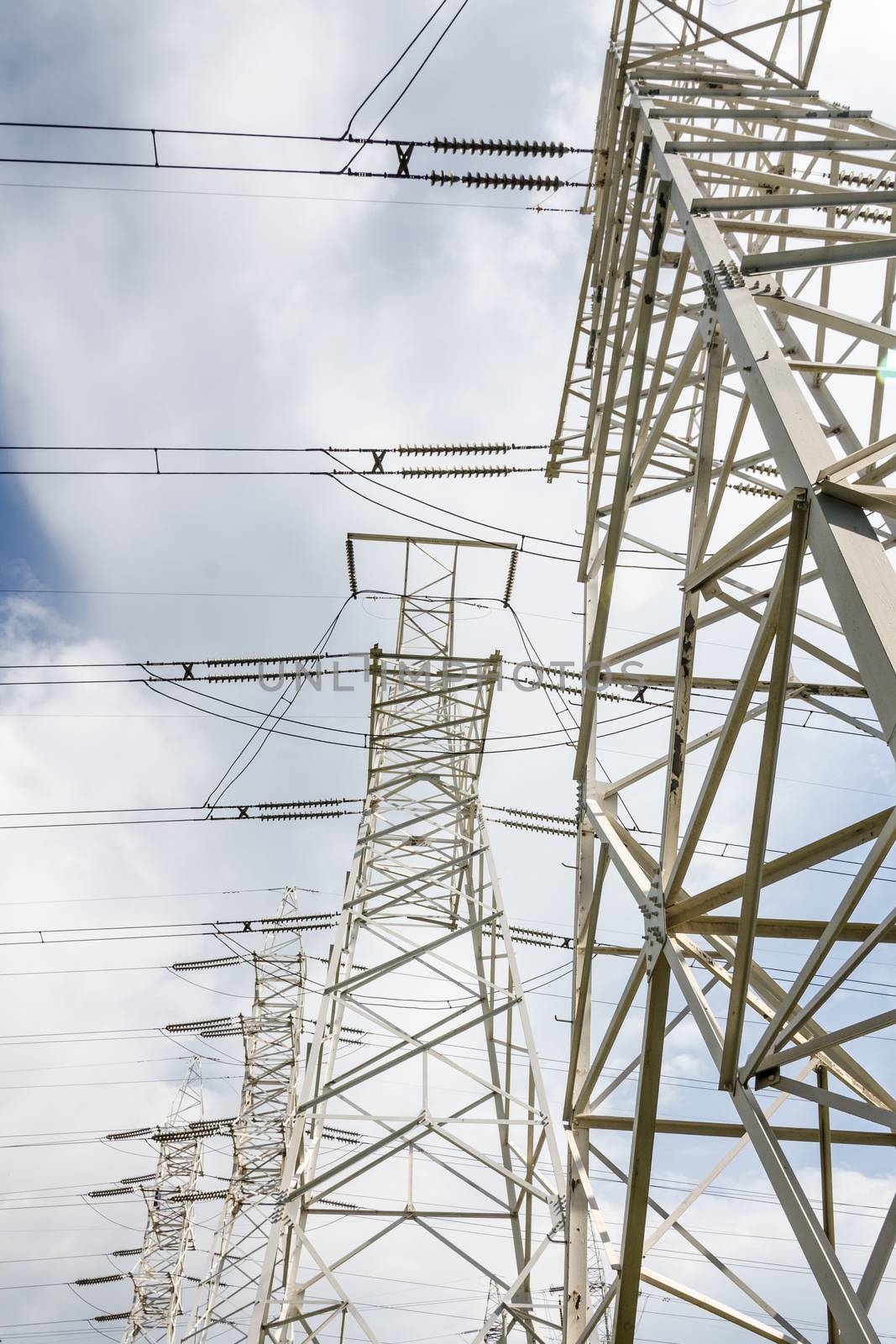 towers for power transmission lines high voltage