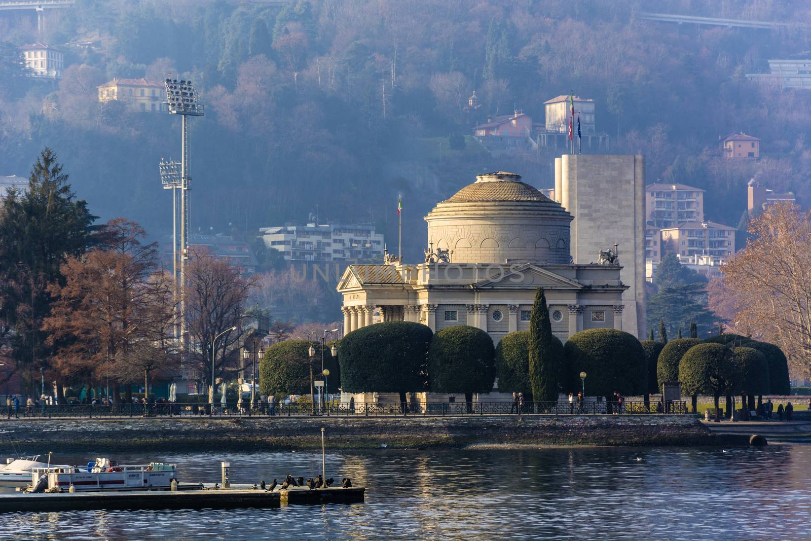 The Tempio Voltiano (Italian; Volta Temple in English) is a museum in the city of Como, Italy that is dedicated to Alessandro Volta, a prolific scientist and the inventor of the electrical battery. Volta was born in Como in 1745, held his first professorship there until 1779, and retired to Como in 1819.

The neoclassical building was designed by Federico Frigerio (1873–1959). It was completed in 1927 to celebrate the 100th anniversary of the scientist's death, but it was inaugurated only in 1928. It hosts a collection of scientific instruments used by the physicist including his early voltaic piles (batteries). The first floor has a display of his personal belongings and his awards.