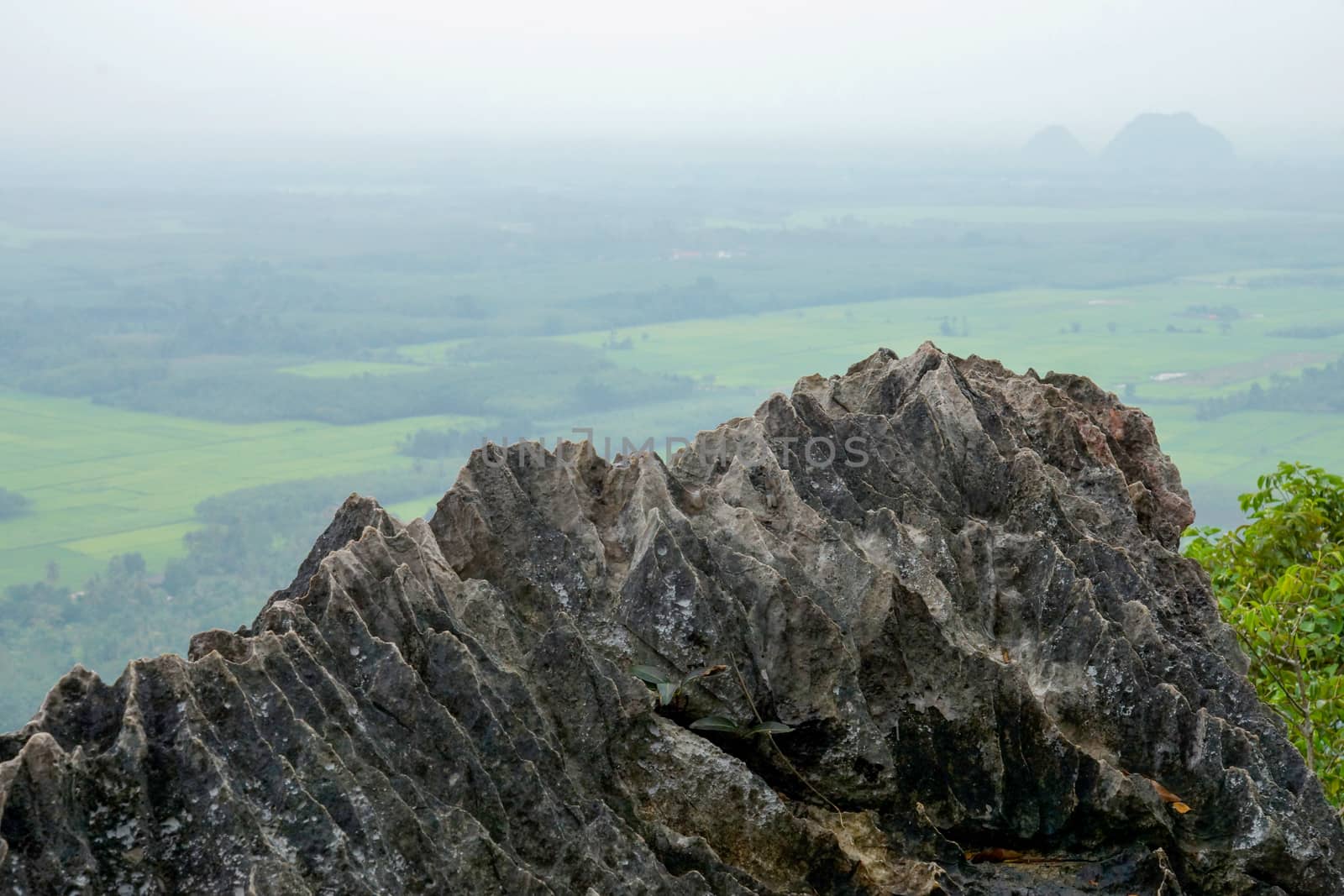 Limestone peaks of southern Thailand.