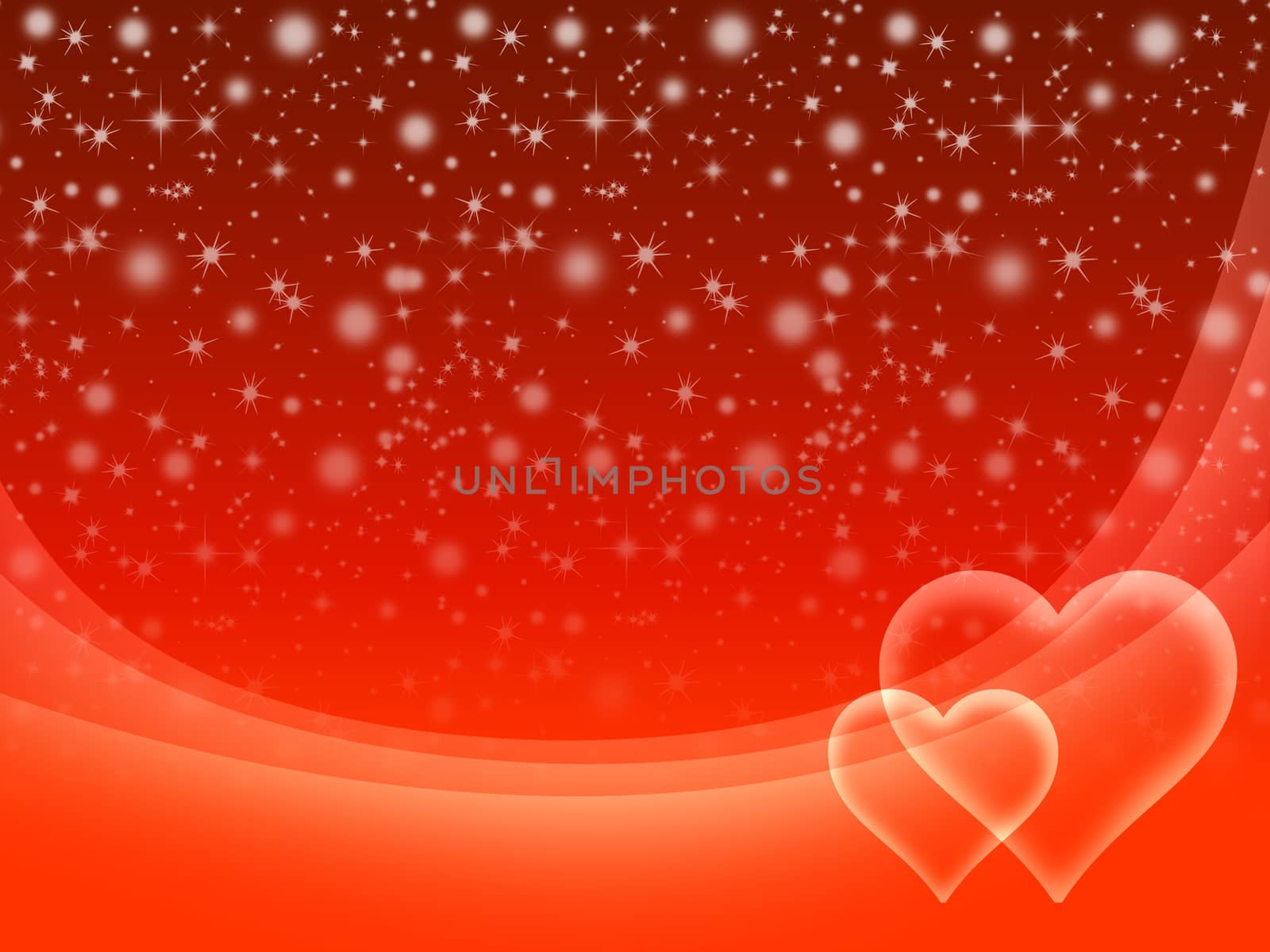 Valentine Hearts Abstract Pink Background. by teerawit