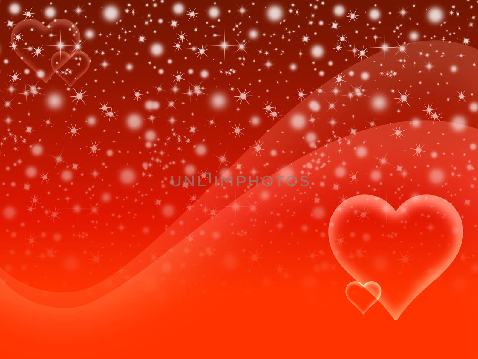 Valentine Hearts Abstract Pink Background. by teerawit