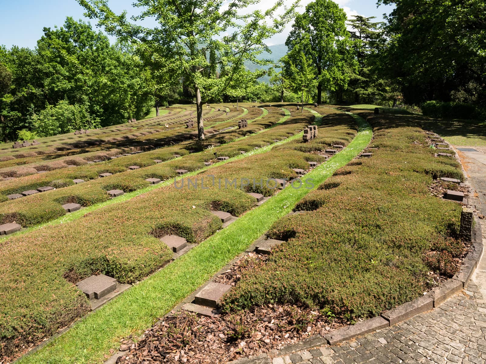 The German Military Cemetery of Costermano , Italy. by Isaac74