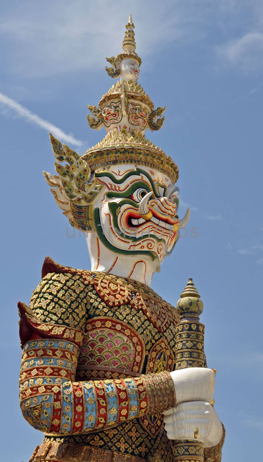 Grand Palace statue Bangkok by dpe123