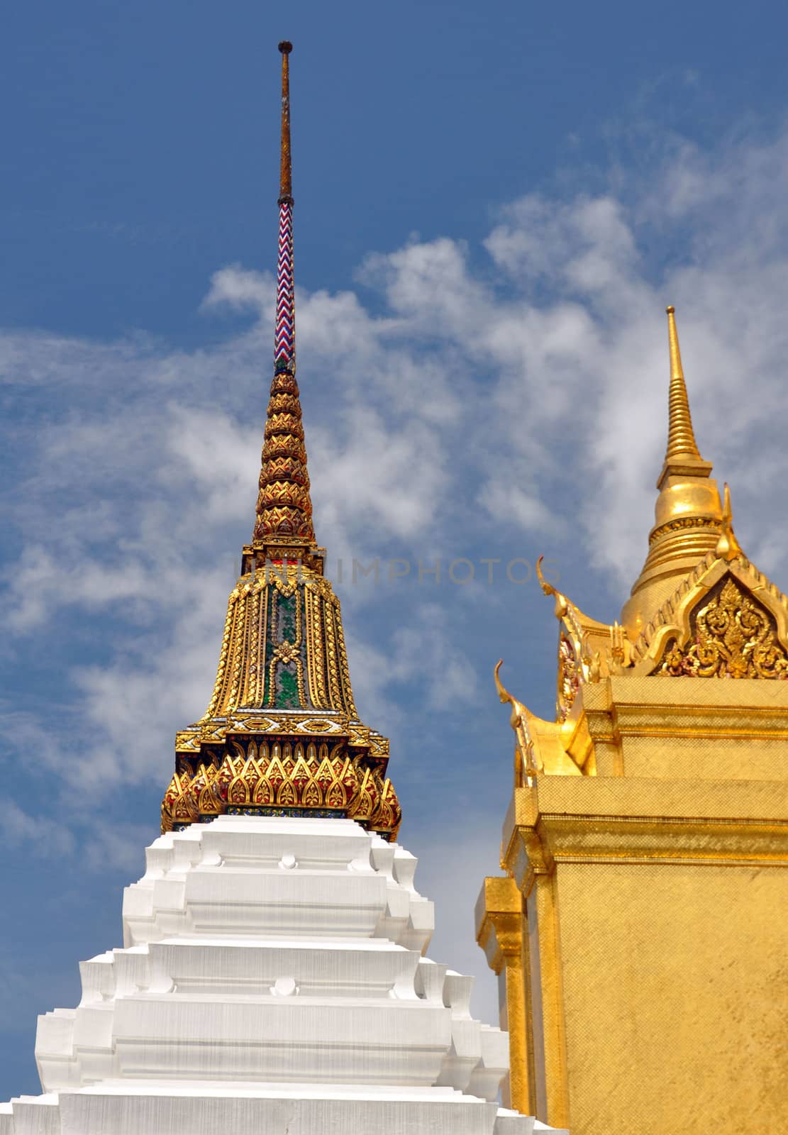 Grand Palace skyline Bangkok by dpe123