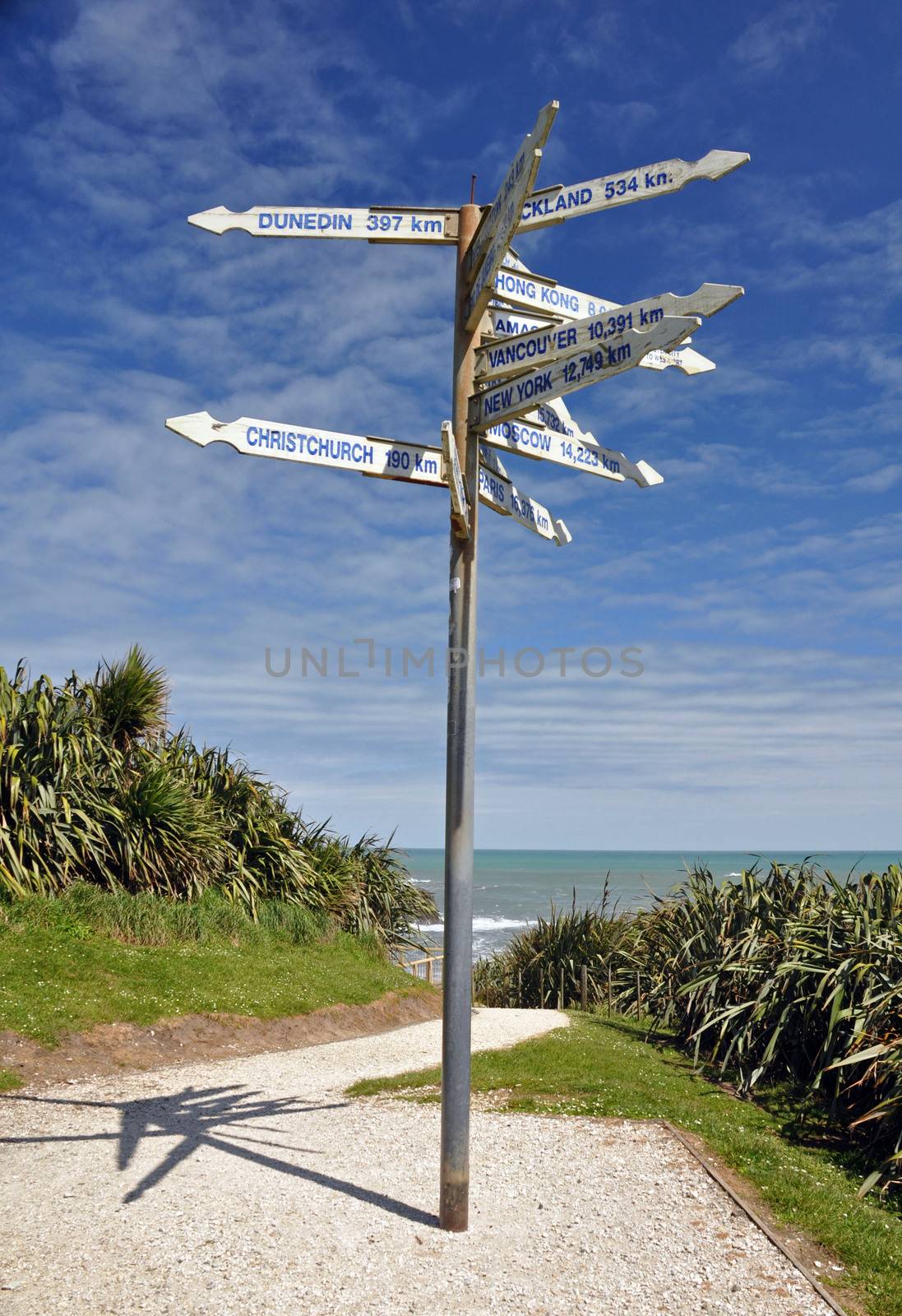 Cape Foulwind sign by dpe123