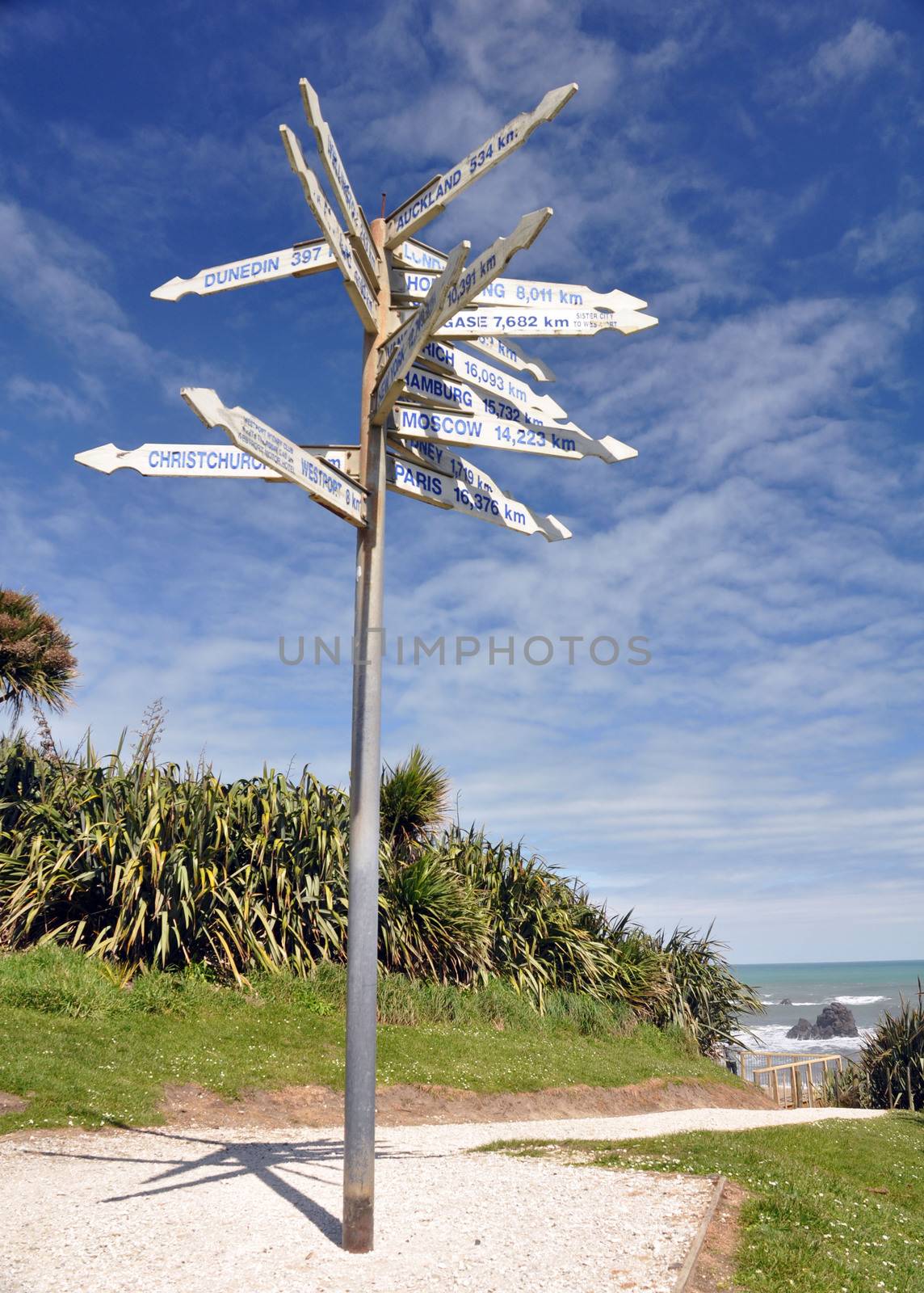 Cape Foulwind sign by dpe123