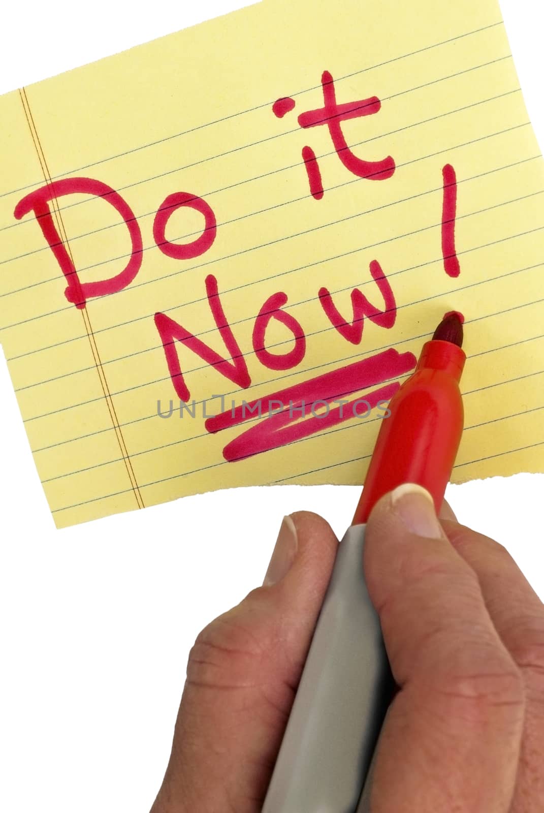 Hand Writing Do It Now by stockbuster1