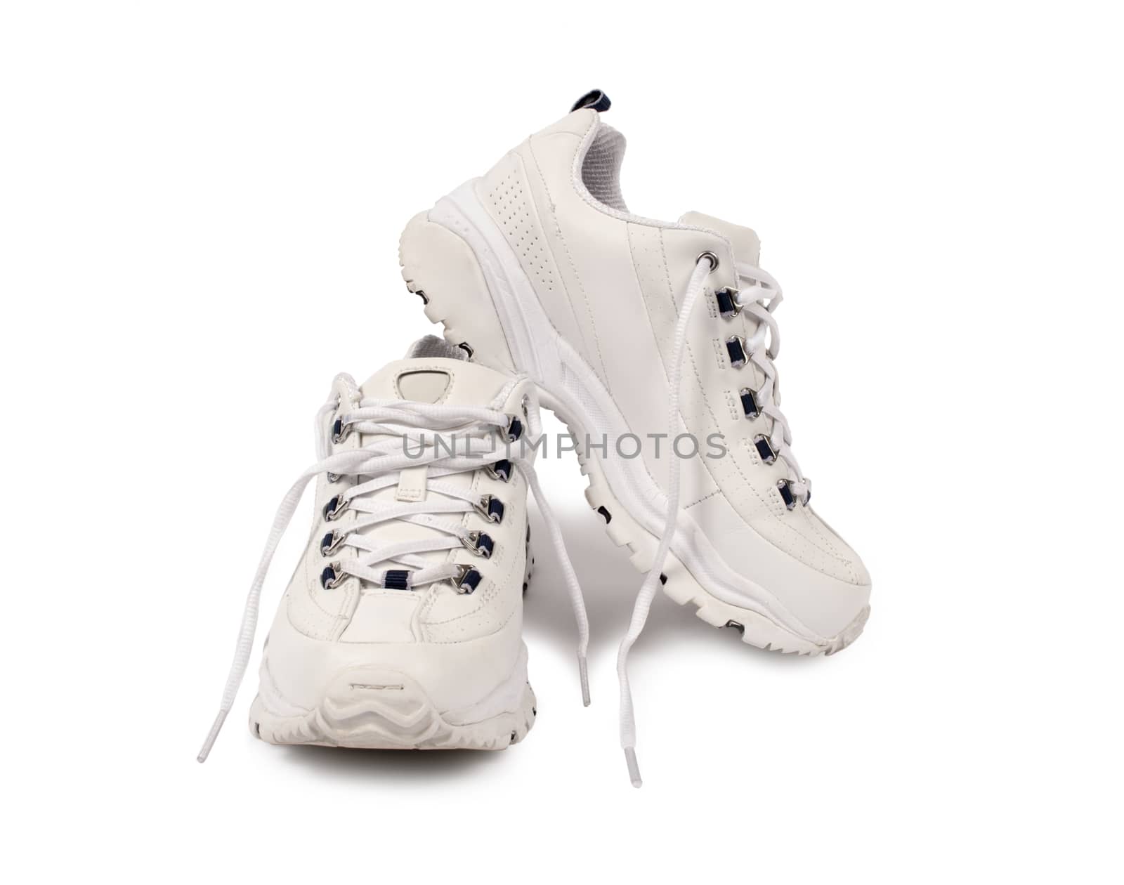 Sport running shoes isolated on a white background