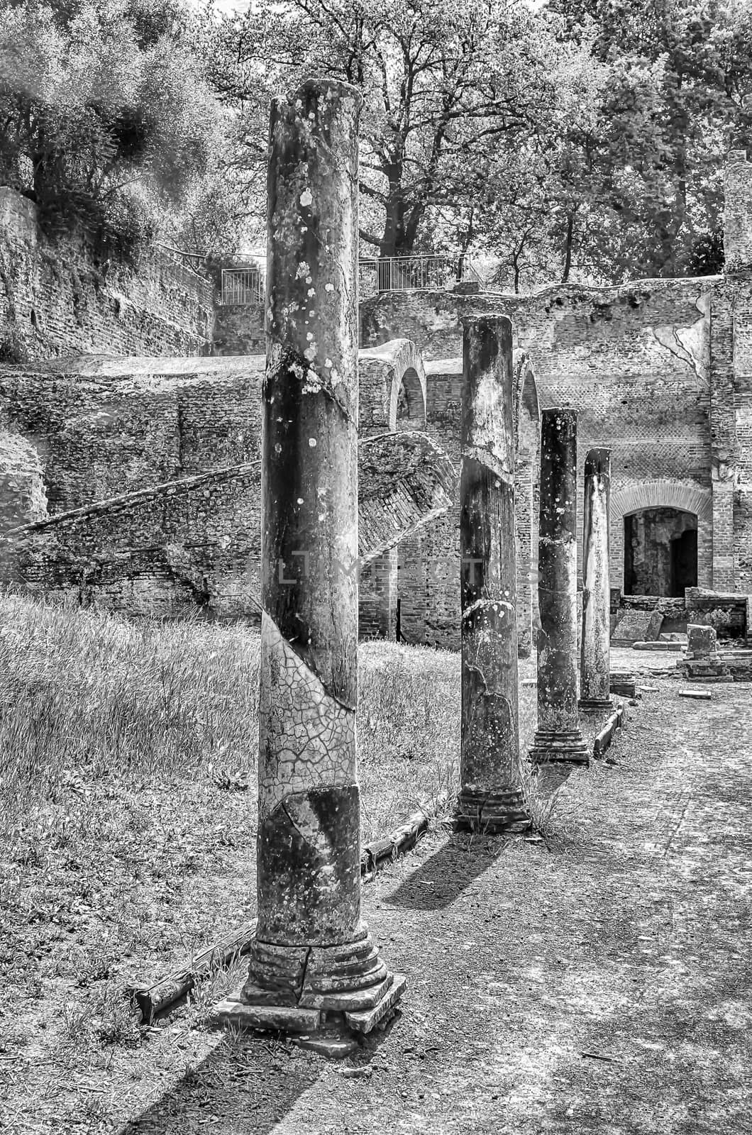 Roman Ruins at Villa Adriana (Hadrian's Villa), Tivoli, Italy