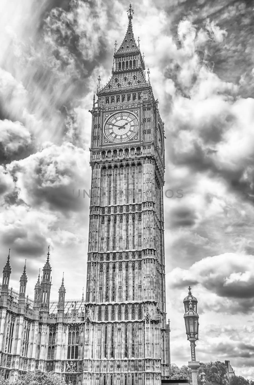 The Big Ben, Houses of Parliament, London, UK