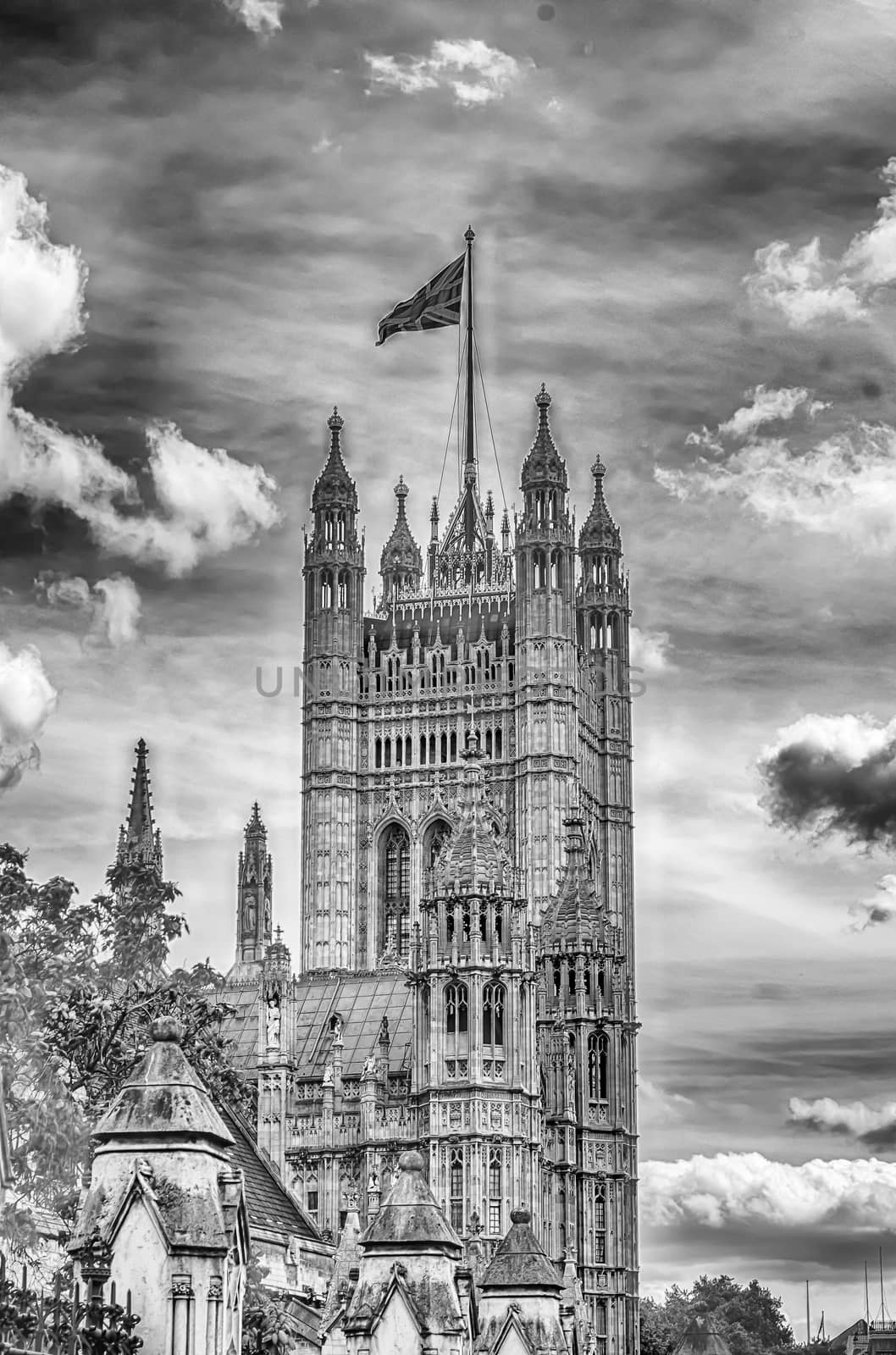 Palace of Westminster, Houses of Parliament, London by marcorubino