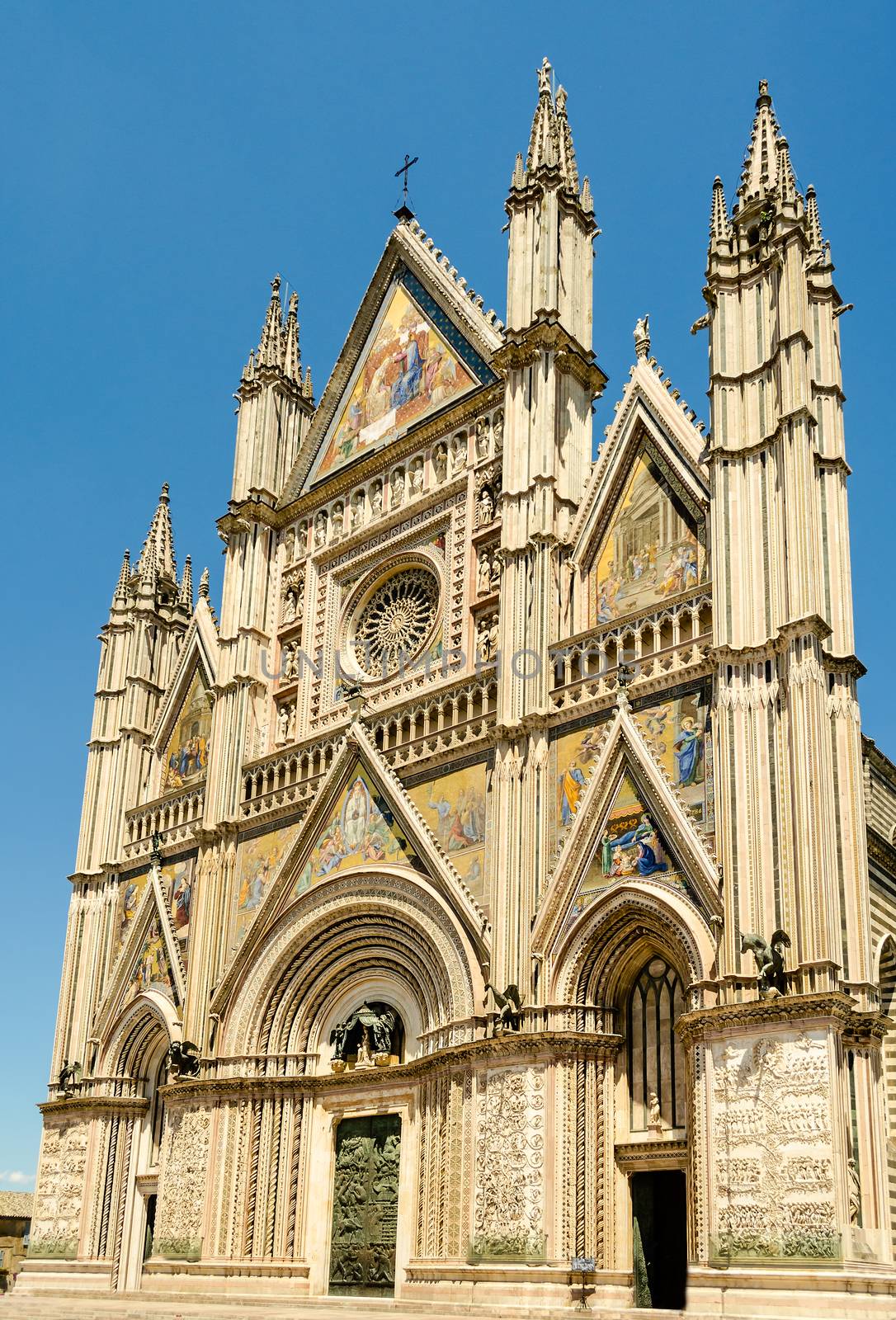The Gothic Cathedral of Orvieto, Umbria, Italy