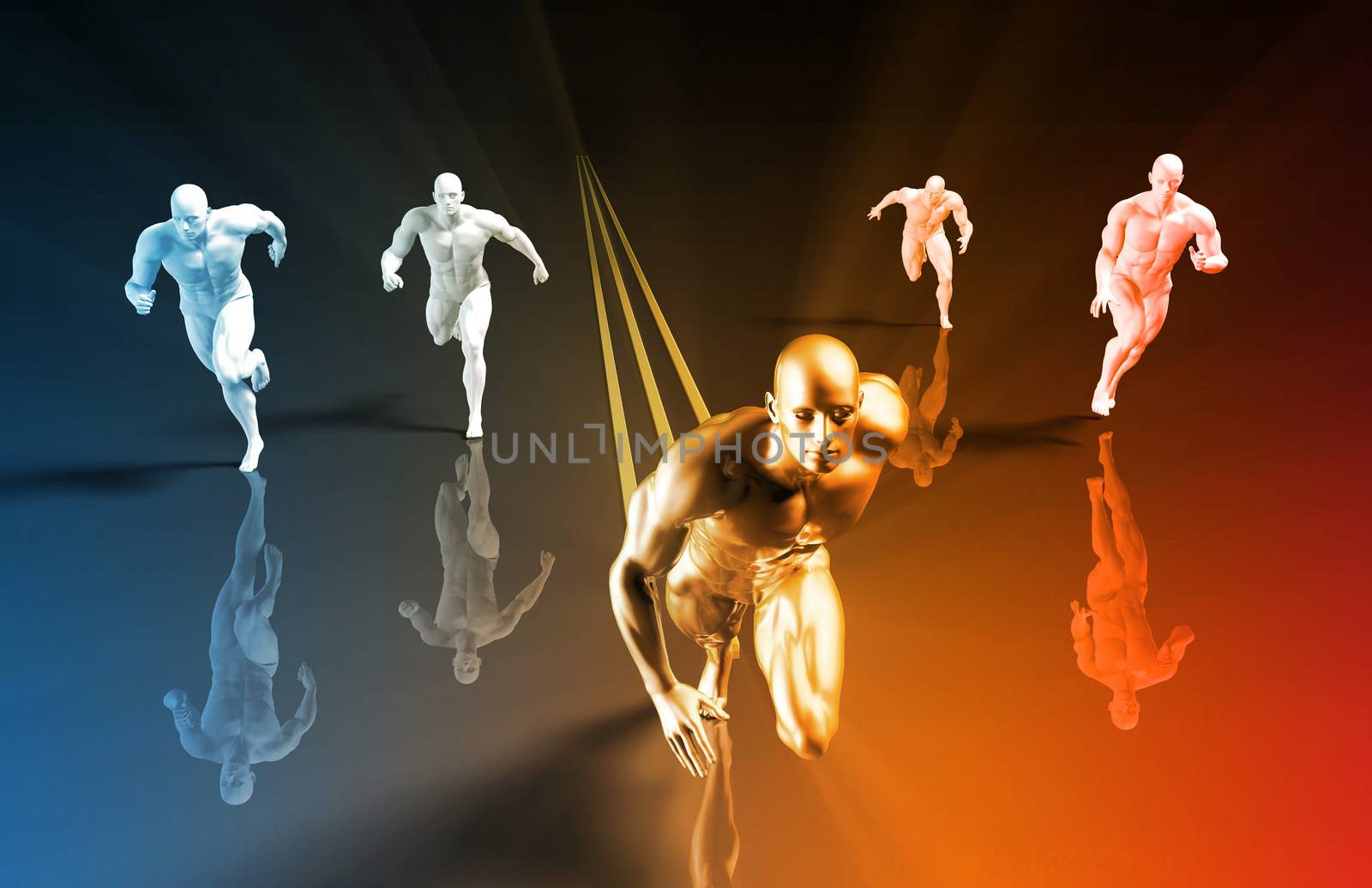 Fitness Training Program as a Art Concept