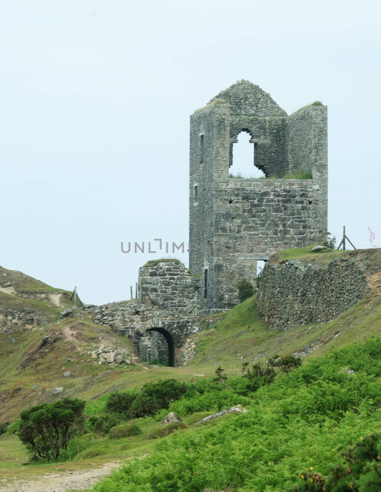Images of old and non operating mines and their buildings on Caradon.