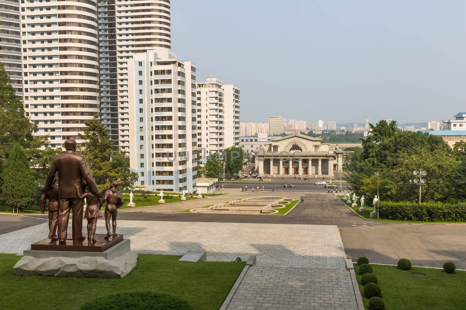 View of the city Pyongyang. North Korea by Mieszko9