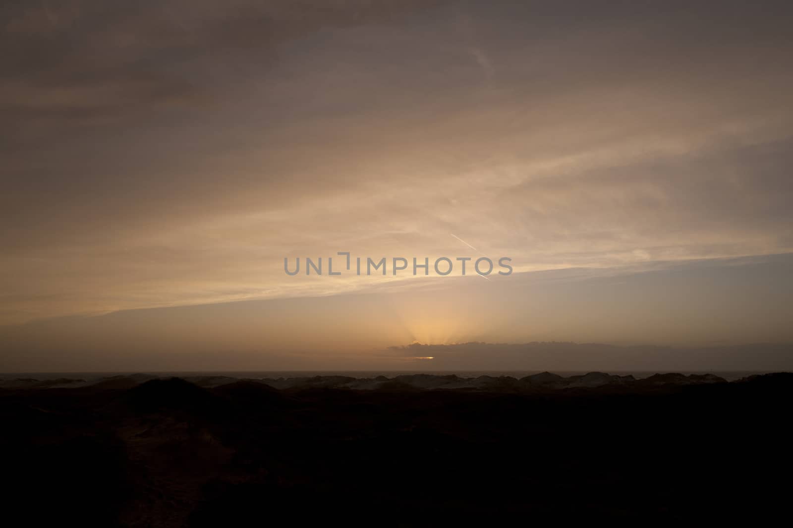 Evening Mood on Amrum in Germany