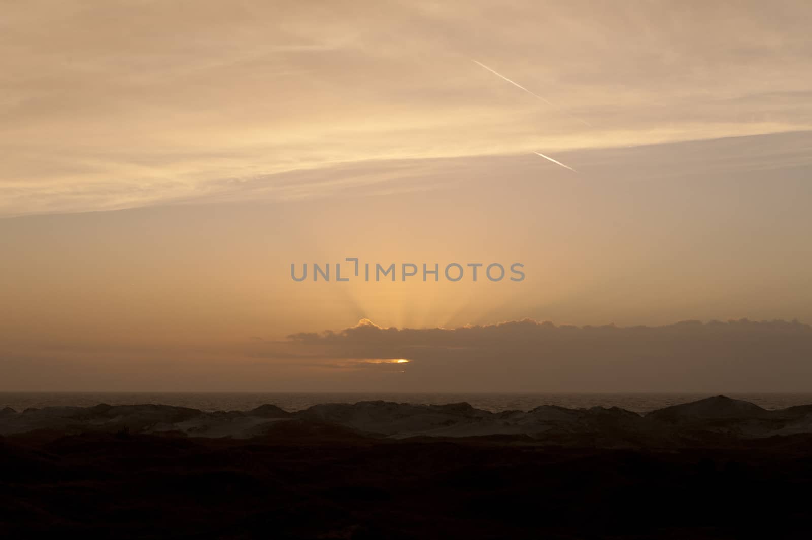 Evening Mood on Amrum in Germany