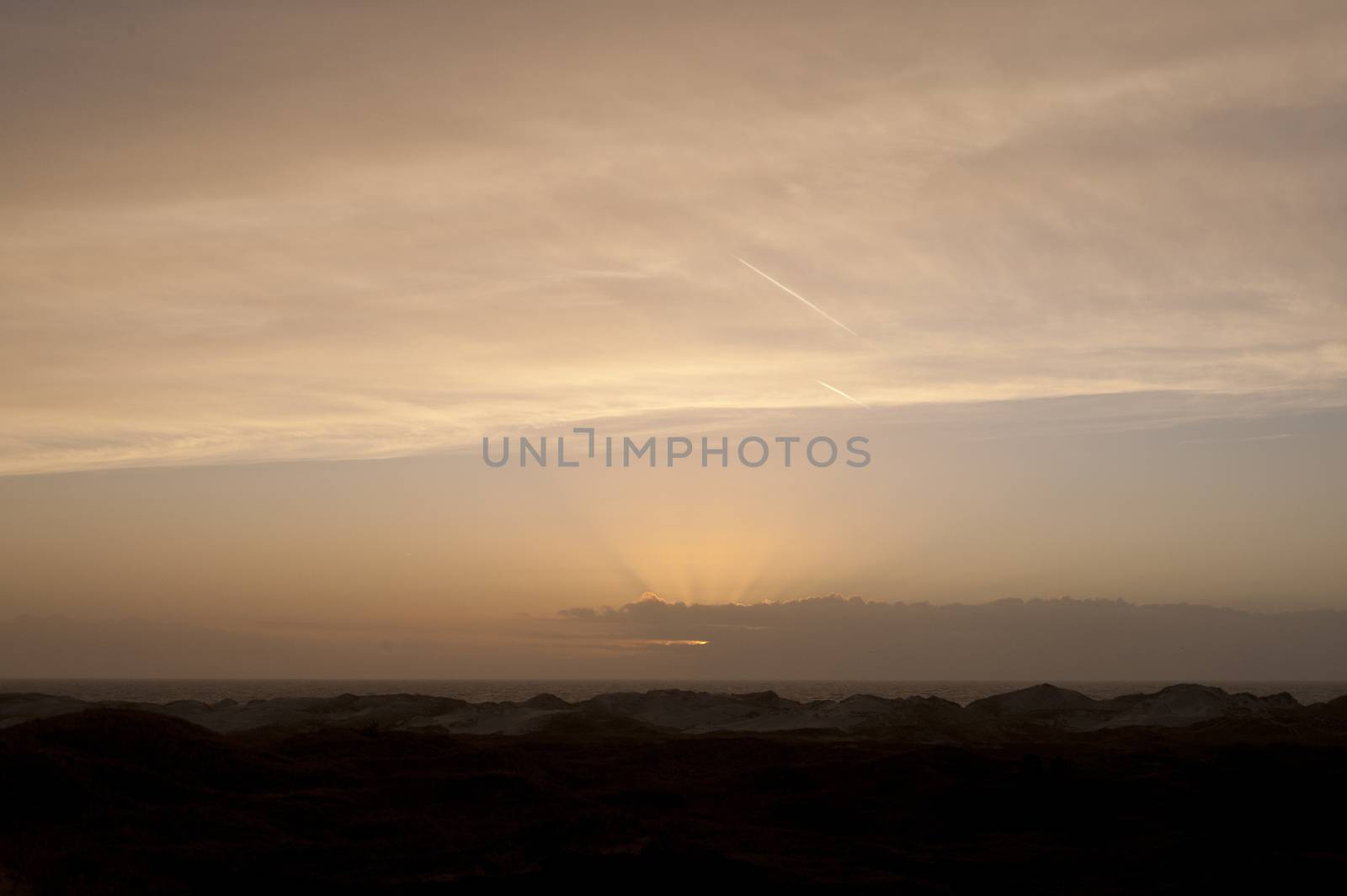 Evening Mood on Amrum in Germany