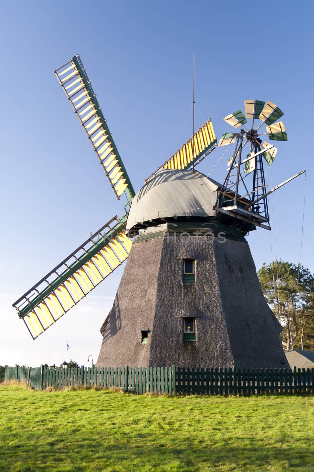 Windmill on Amrum in Germany