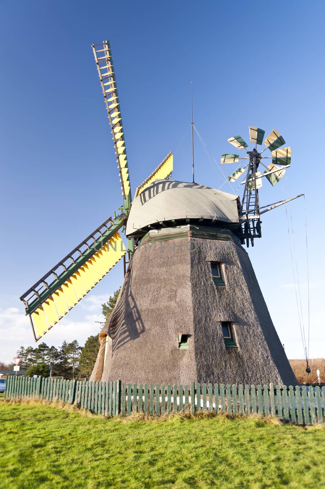Windmill on Amrum in Germany