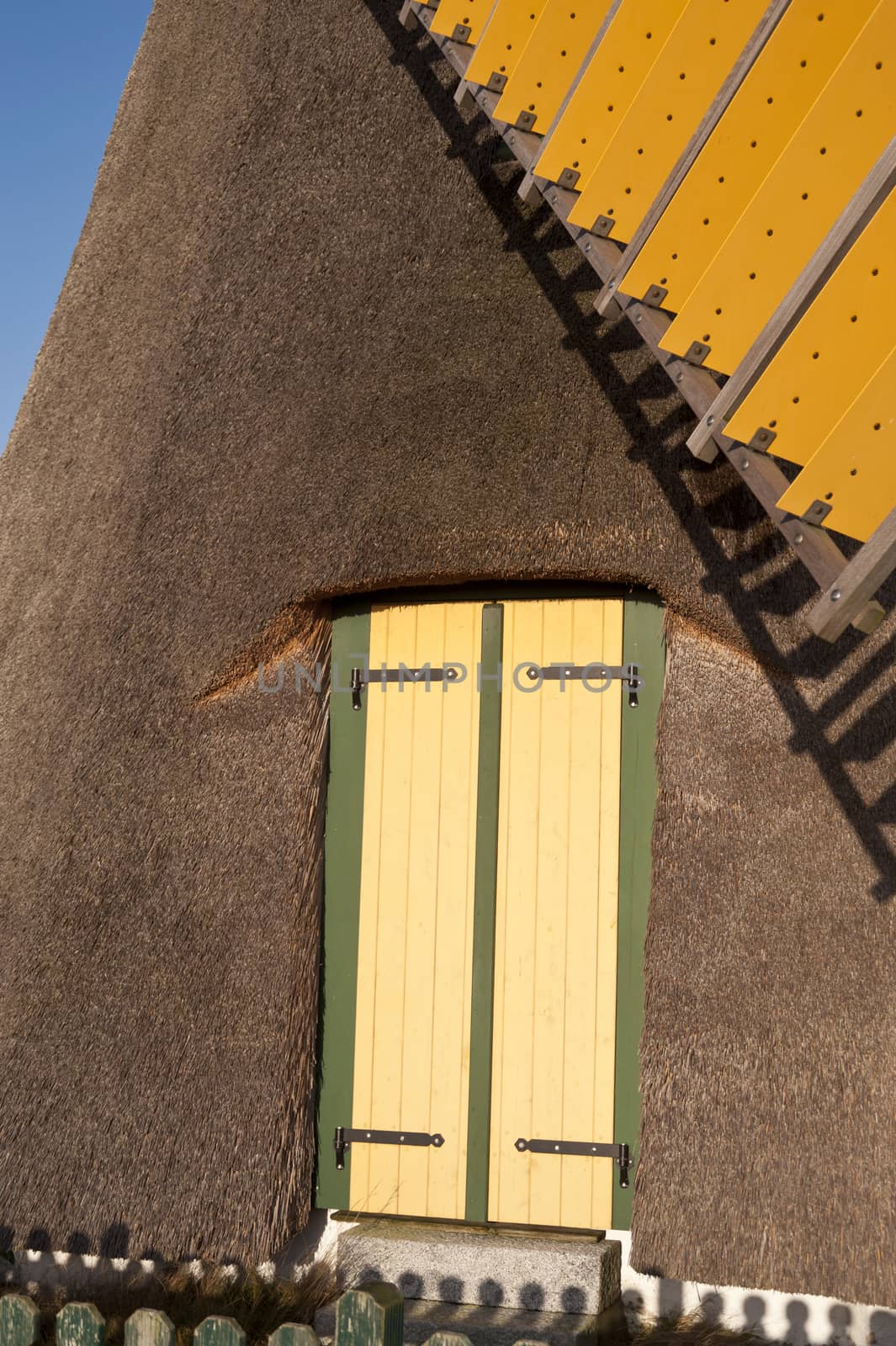 Windmill on Amrum in Germany by 3quarks