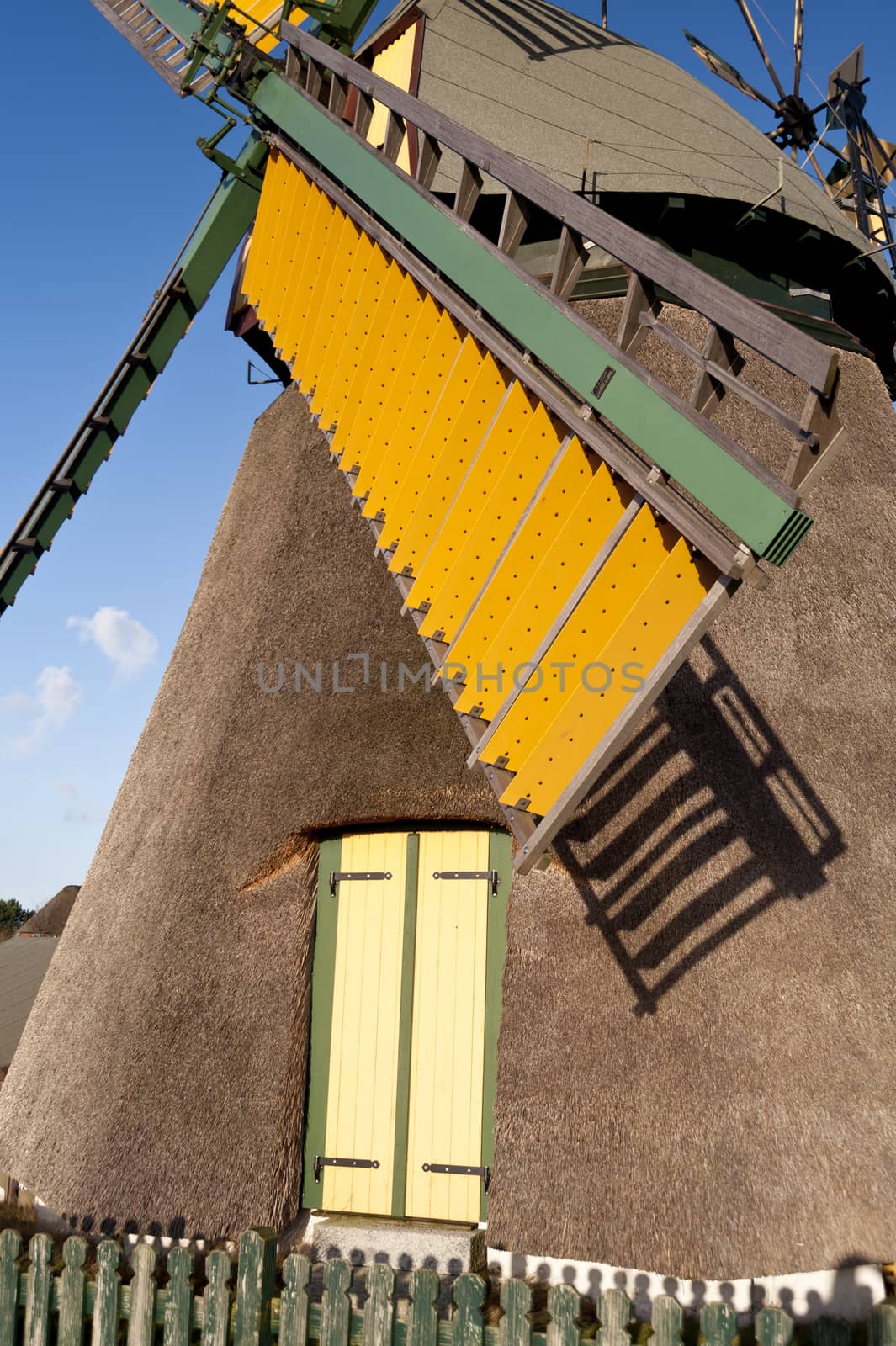 Windmill on Amrum in Germany by 3quarks