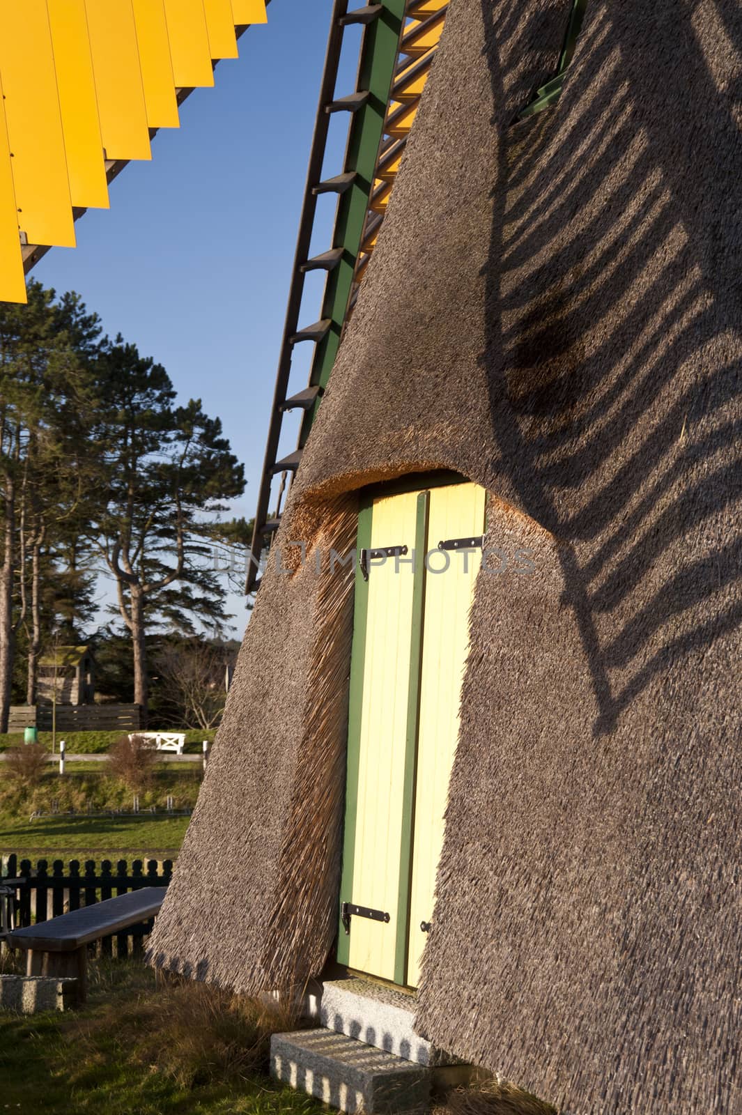 Windmill on Amrum in Germany