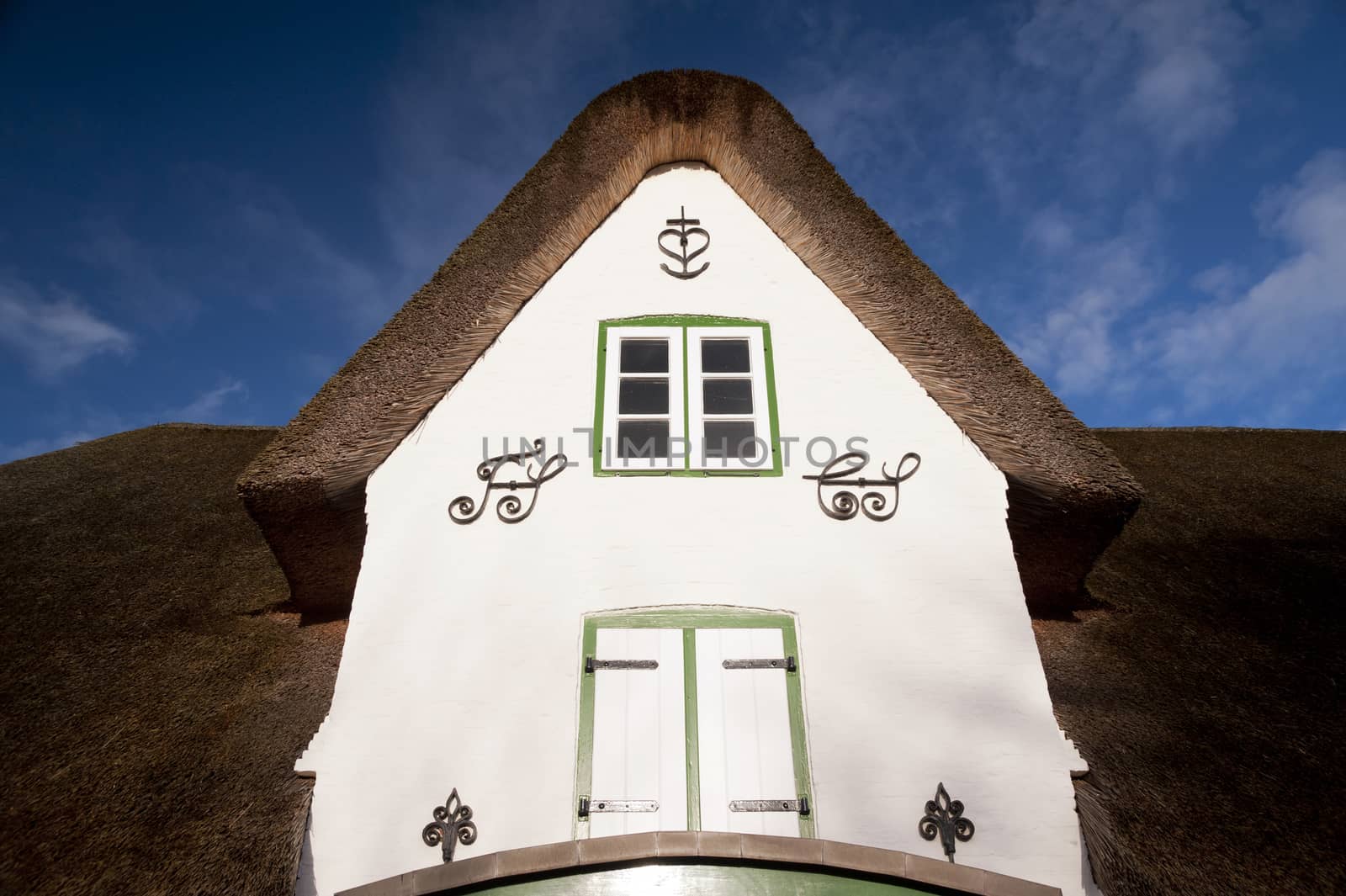 Thatched Roof House on Amrum in Germany