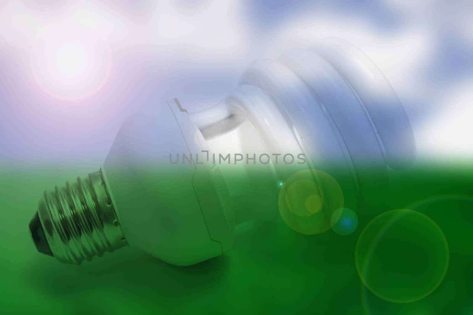 ECO lamp natural background by primzrider